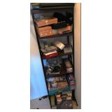300 - SHELF UNIT AND ALL CONTENTS ON IT