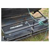 awn sweeper to pull behind your riding mower.
