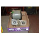 electric motor and a set of gauges heat temperatue