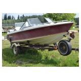 Canna venture fibreglass open bow boat - 16ft.