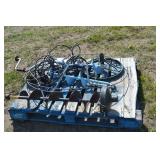 Ice auger and a Johnson outboard motor controller
