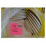 28 qty 7.5 inch plates