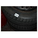 SET OF 4 TIRES ON STEEL RIMS P205 60 R16