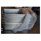 stainless steel deep hot serving trays w lids