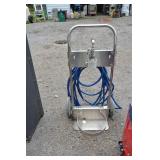 portable cart for hauling water tank