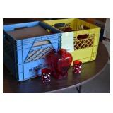 10 heart vases 36 votives
