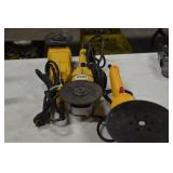 Skil, Dewalt& Wen angle grinders