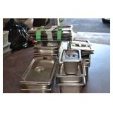 asst of tray for hot table