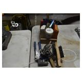 Stapler,Scissors, Pop riveter, Wire brushes