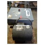 Electrical panel and 230 v motor horsepower