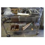 Large cart full of part, accessories dots, bolts,