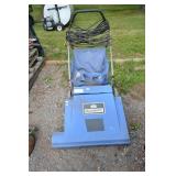 Electric lawn sweep