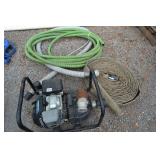 Honda cc 5 hp water pump and hoses