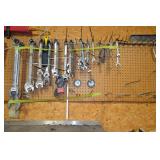 Large assortment of flat wrenches