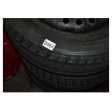 SET OF 4 TIRES ON STEEL RIMS P205 60 R16