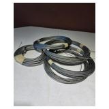 Rolls of Braided Wire three sizes