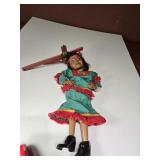 1950 Pocohantes 'Talking' Marionette 15'