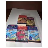 5 British 1st Eds of Harry Potter Books nice!