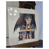 Lawrence A Williams 'Onyx' 18x21' signed #d print