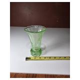 6' Uranium Glass Vase