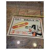 14' Mike's Drive In Tin Sign
