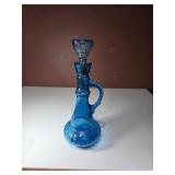Vtg Jim Beam Blue Genie Decanter