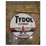 New 12' Tydol Flying A Tin Sign