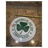 New 12' Shamrock Oil & Gas Tin Sign