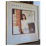 Patty Loveless signed 20x24' framed print