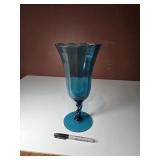 MCM Empoli 11' Blue Vase