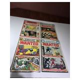 DC Wanted  # 4 to 6, 8