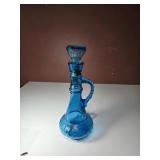 Vtg Jim Beam Blue Genie Decanter