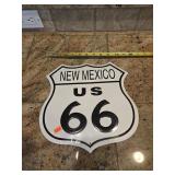 11' Route 66 Tin Sign