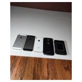 3 IPhones, plus other phones