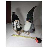 Pair of 14' Winter Gnomes