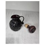 Grape Glass 5' Pitcher and Stopper