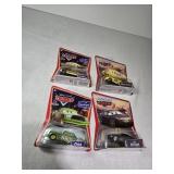 Cars die cast x 4