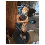 30' Bob Marley chainsaw carved original art