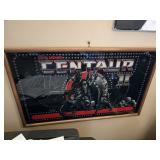 26x16' Bally Centaur II Pinball Glass in Frame
