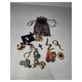 Vintage Jewelry Broaches and Pendants