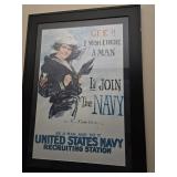 29x41' WWI Navy Recruitment Poster