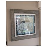 15x15' 3 Cent Stamp Mirror