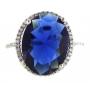 Brilliant 11.50 ct Oval Sapphire Solitaire Ring