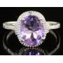 Natural Oval 2.21 ct Amethyst Dinner Ring
