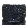 Stunning 4.00 ct Black Diamond Cocktail Ring