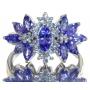 Marquise Cut Natural Tanzanite Cocktail Ring
