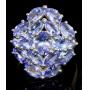 Natural 3.55 ct Tanzanite Cocktail Ring