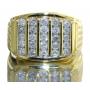 Men's 1.50 ct 5 Row Channel Set Diamond Ring