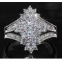 Brilliant 1.00 ct Diamond Marquise Cluster Ring