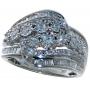 Stunning Brilliant 1.00 ct Diamond Bypass Ring